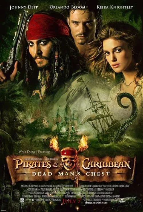 Pirates of the Caribbean: Dead Man's Chest film posteri